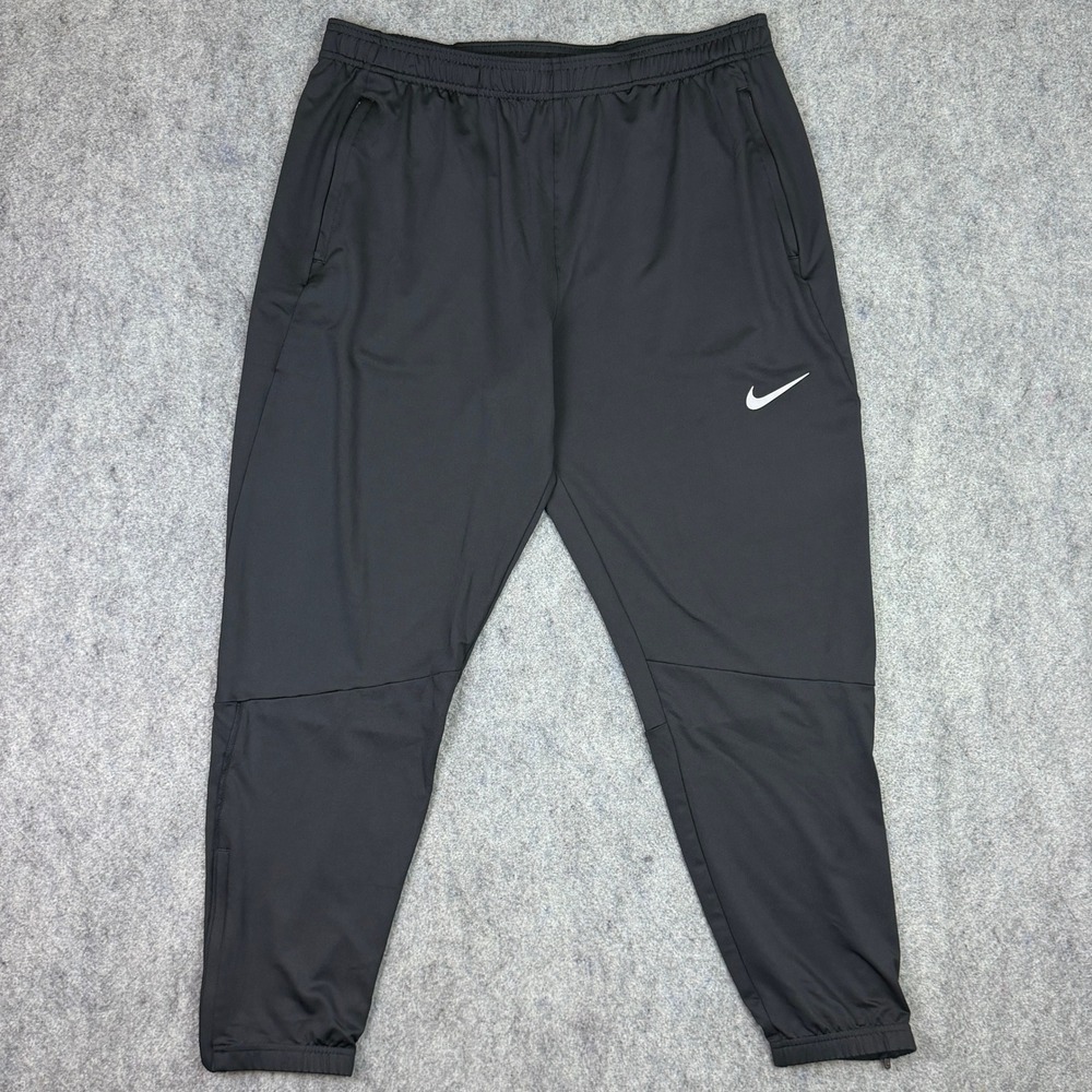 Nike Dri-FIT Essential Woven Running Pants Black Mens Large DB4107-010